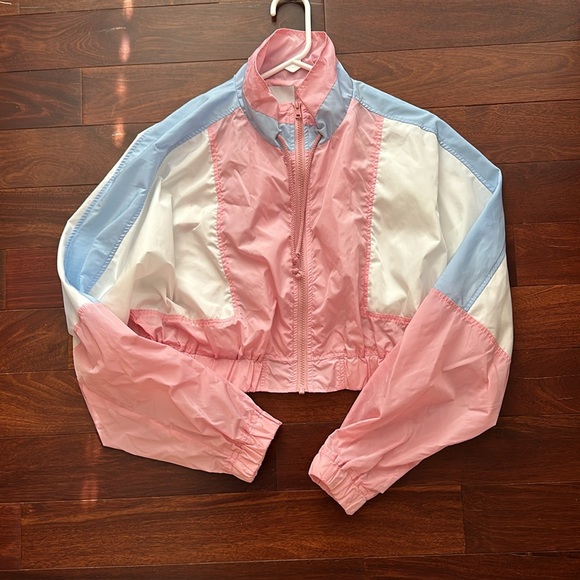 FIG & VIPER Crop Top Windbreaker - Picture 2 of 4